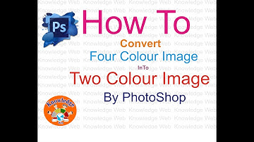 How to Change Four Colour Image Into Two Colour Image by PhotoShop