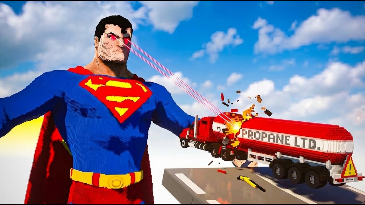 Cars vs Superman | Teardown