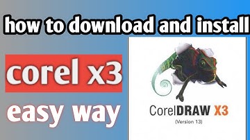 how to download and install corel x3   corel drow x3 kaise download kare