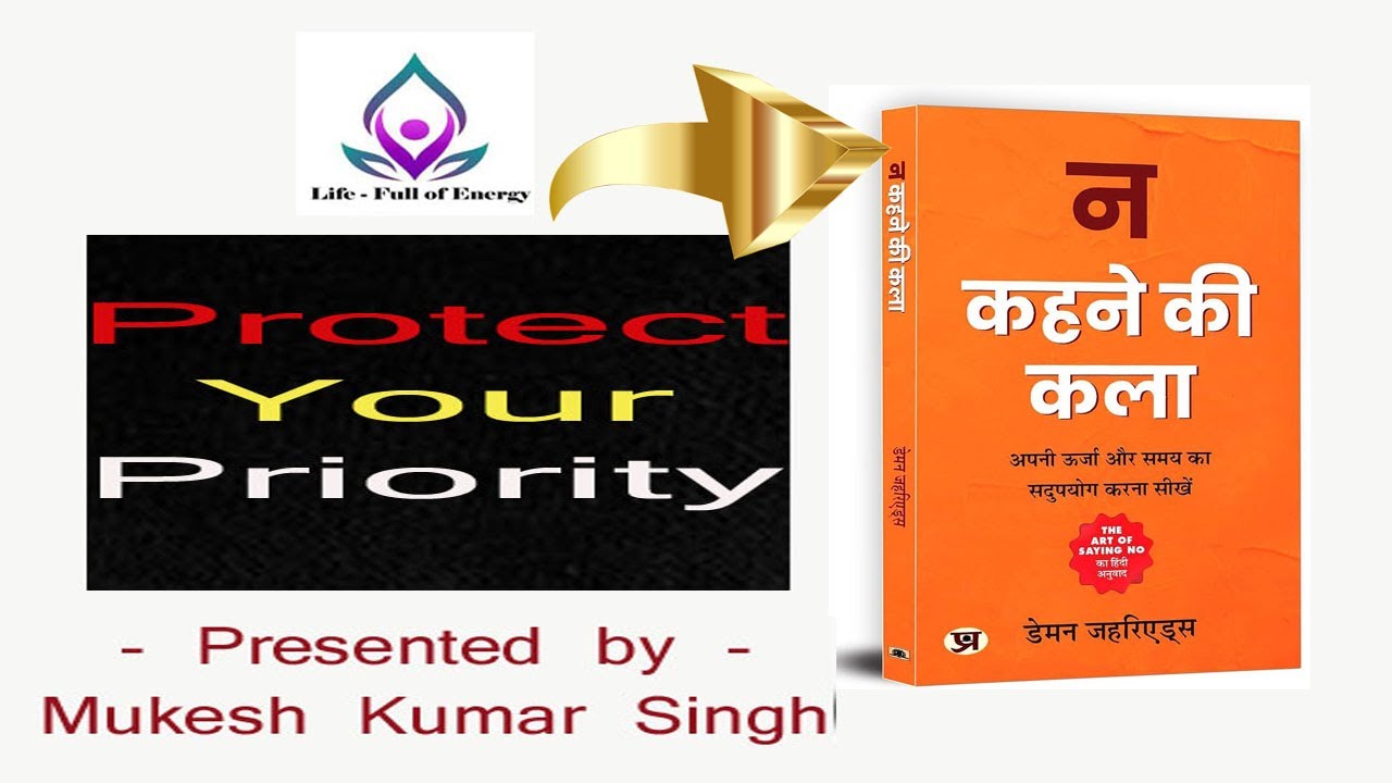 Art of Saying NO | Hindi Book Summary - YouTube