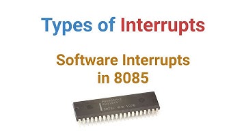 EE309 | Module III | Class 7 | Software Interrupts | Interrupts in 8085 | KTU | EEE | S5