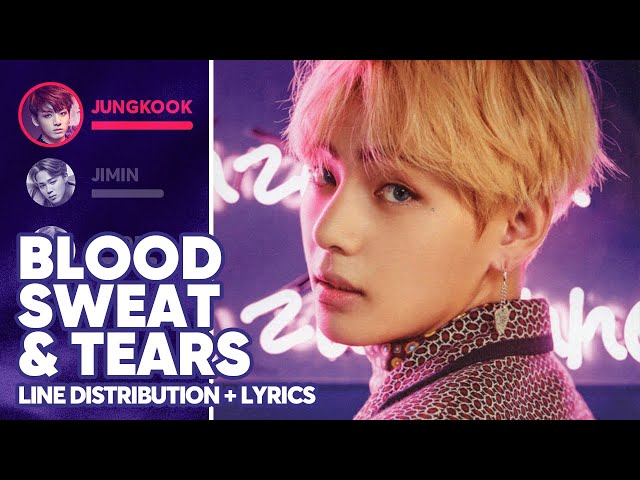 BTS - Blood Sweat u0026 Tears (Line Distribution + Lyrics Color Coded) PATREON REQUESTED class=