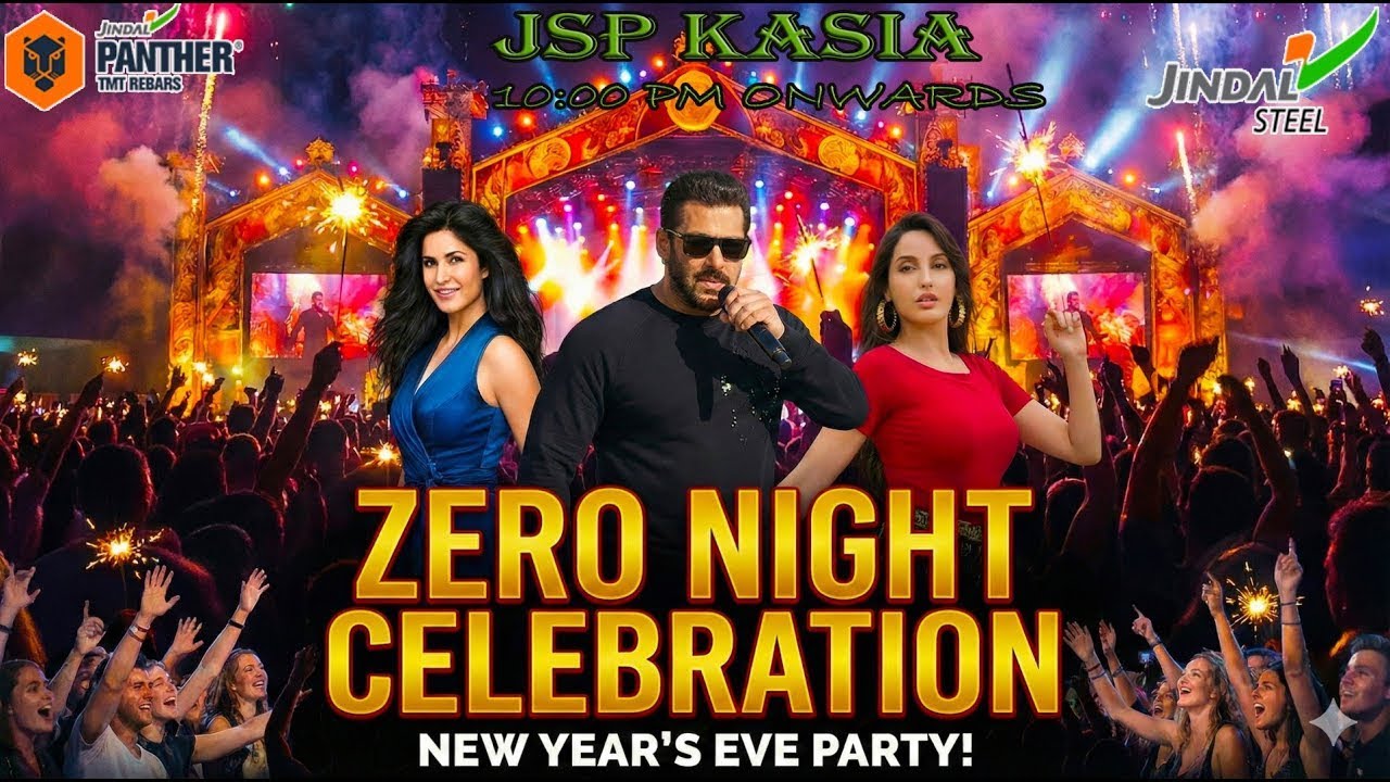 JSP KASIA Zero Night Celebration LIVE 2025 ✨ | Jindal Steel Odisha Event