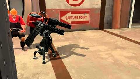 -TF2-Building a Sentry in slow-mo