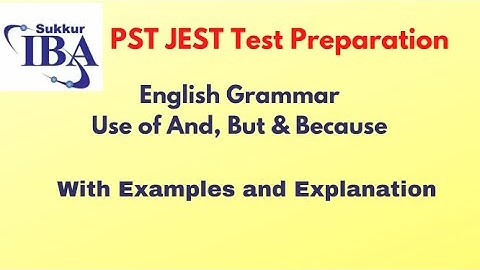 PST/JEST Test Preparation IBA || English Grammar - Linking words with Examples & Explained in Urdu