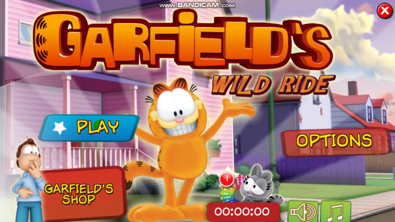 Garfield Riding Garfield’s Wild Ride (2013) Gameplay - YouTube