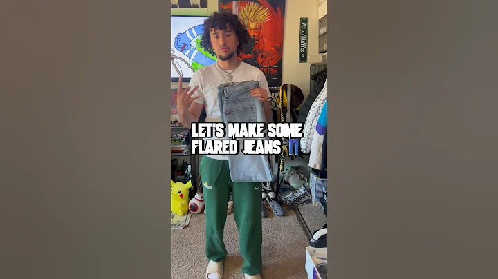 How To Make Flared Jeans 👖