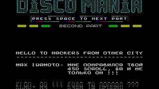 Disco Mania   Smash Soft Zx Spectrum Demo Site Zxaaa Net