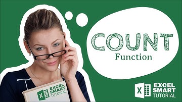 COUNT Function - Excel Smart Tutorial