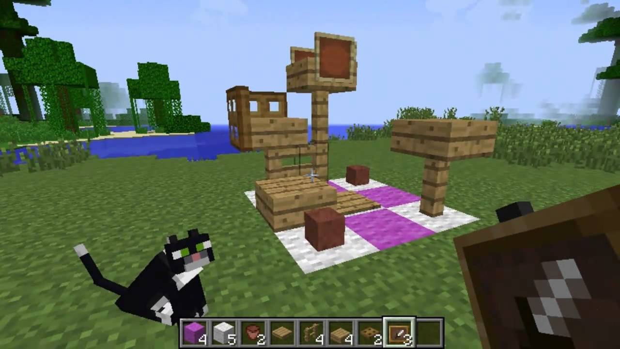 Como Hacer Un Parque Para Gatos - Minecraft 