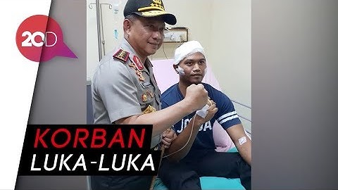 Kapolri Jenguk Polisi yang Sempat Disandera Napi Teroris
