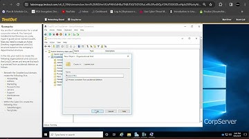 6.5.5 Create OUs : TestOut