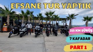 Motosiklet İle 7 Kafadar Efsane Antalya - Kemer - Finike Turu Yaptık