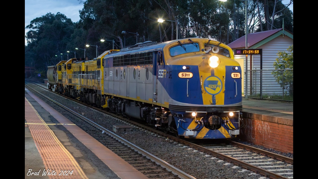 Bendigo Area Rail Action inc. SSR's new Broad Gauge BGUY's & PN Grain- 20th-22nd August 2024