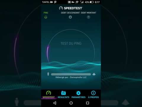 Test de speed connexion 4 G