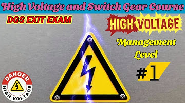 High Voltage Management Level Exit Exam Questions #1 | PDF on  www.exitexamportal.com | HVSG course