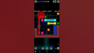 How To Solve Flow Free Bridges 8x8 Mania Pack Level 50 Board Walk Through Solution Walkthrough