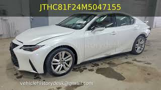 LEXUS IS 2021 - JTHC81F24M5047155