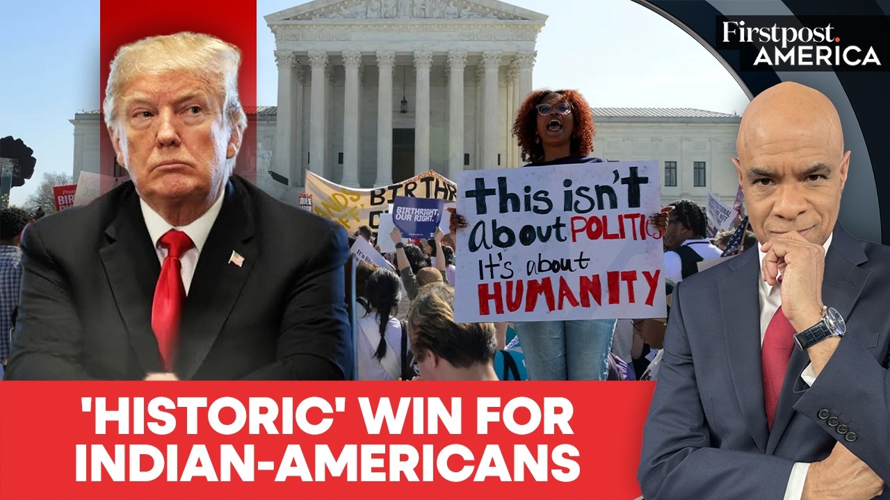 How US Court's Birthright Citizenship Decision Impacts Indians On H-1B Visas | Firstpost America thumbnail