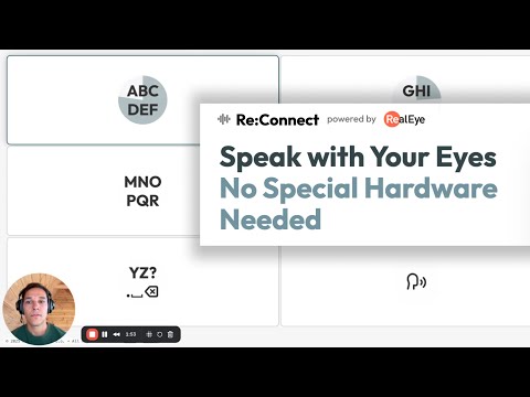 Re:Connect – Get Your Voice Back | RealEye Demo - video from Real Eye