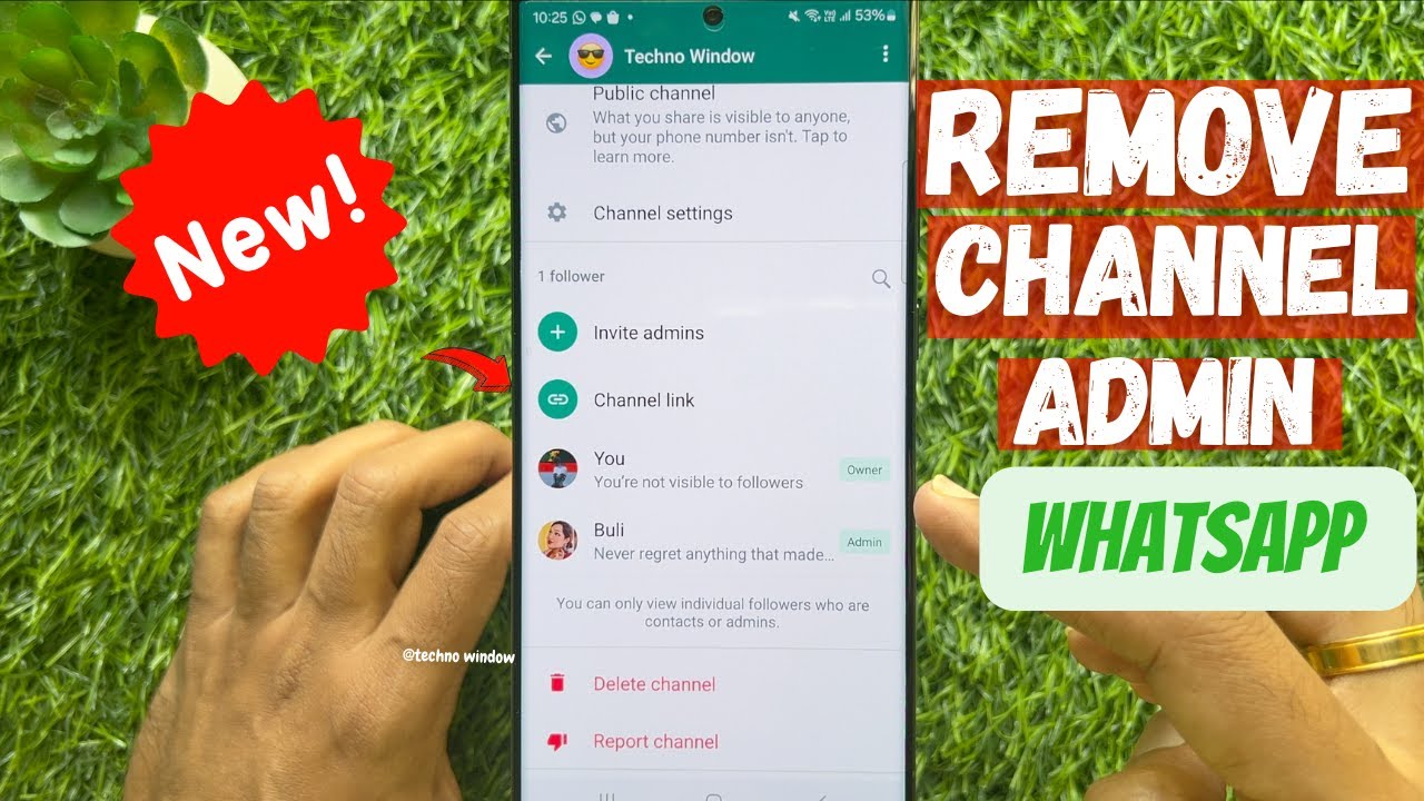 How To Remove Channel Admin From WhatsApp YouTube