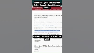NPTEL Practical Cyber Security for Cyber Security Practitioners | Week 2 Answers | Jul-Dec 2025