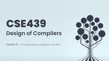 CSE439 - Design of Compilers - Tutorial 08