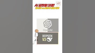 AI 끝판왕 대결! 딥시크 vs 오픈AI 성능 비교 #도리토리 #deepseek #openai