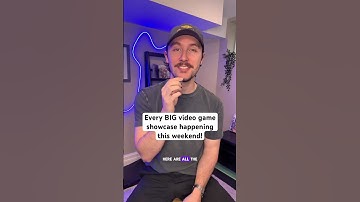 Every BIG video game showcase happening this weekend! 🔥 #gamingshorts #gaming #indiegames