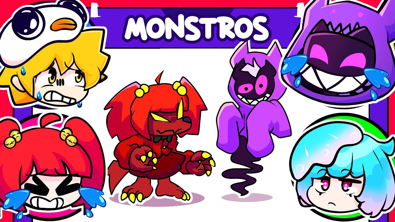 Turma da Batatinha VIRARAM MONSTROS no Gartic Phone!