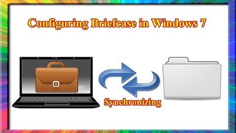 how to sync files using briefcase in windows 7