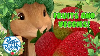 officialpeterrabbit fun with fruits and vegetables compilation cartoons for kids