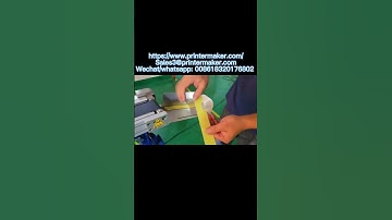 Automatic lableing machine for ruler