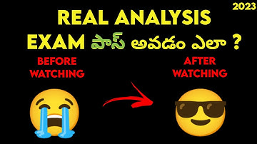 Pass Real Analysis Exam || Degree 4th Sem Maths Exam Most Important Questions to Pass in UgExams2023