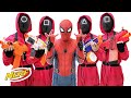Spider Man vs Bad Guy Team | Nerf War ( Live Action Nerf First Person Shooter )