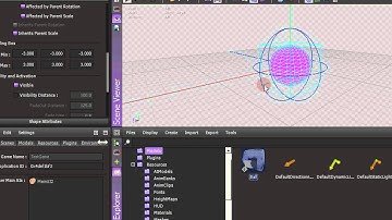 Attributes Editor module overview in Shiva3D