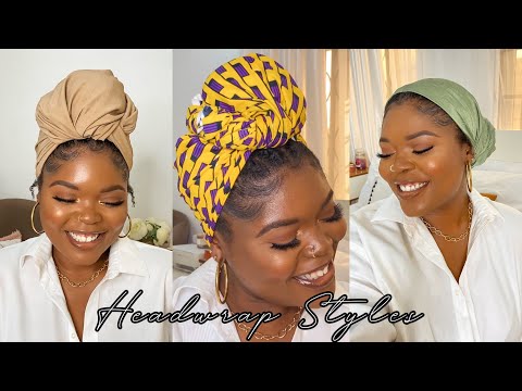 3 Quick & EASY Headwrap/Turban styles for natural hair/locs