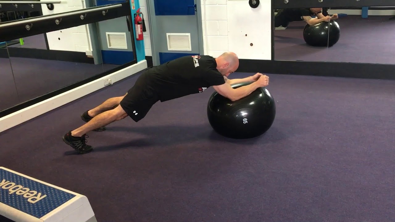Swiss ball rollouts YouTube