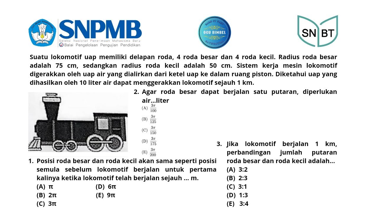 FR Soal Asli PM SNBT 2024 (Lokomotif Uap)