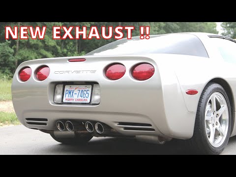 C5 Corvette Exhaust - No Name Axle Back & X-Pipe