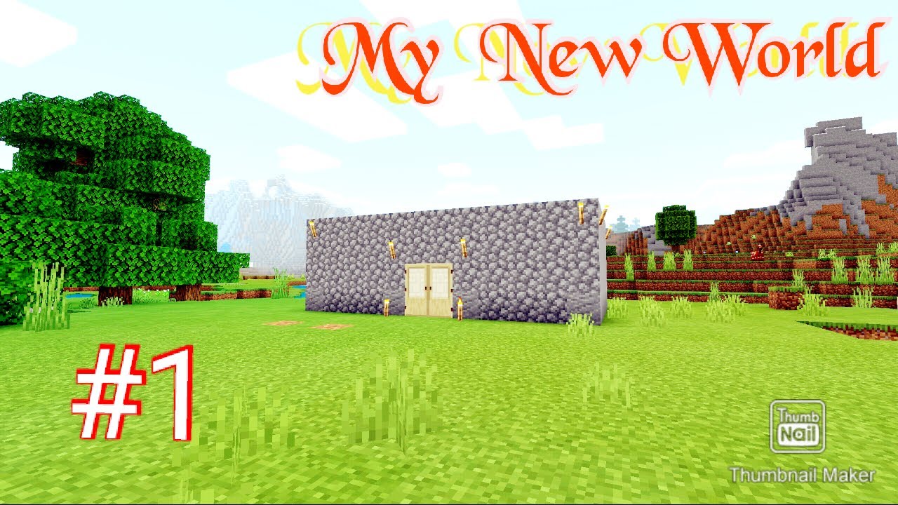 My new world | let's play | Minecraft | #1 - YouTube