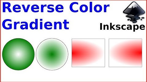 Inkscape: How to reverse color gradient