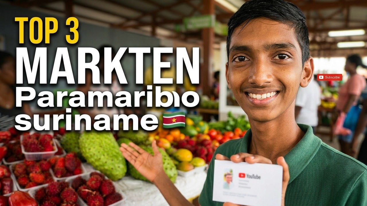 TOP 3 Markten in Suriname die je MOET bezoeken! 🇸🇷