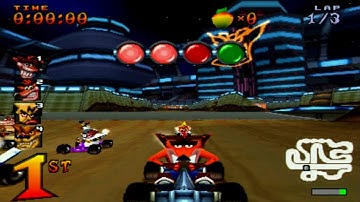 Crash Team Racing PS1 Fake Crash Racing In Tiny Arena (Hard)