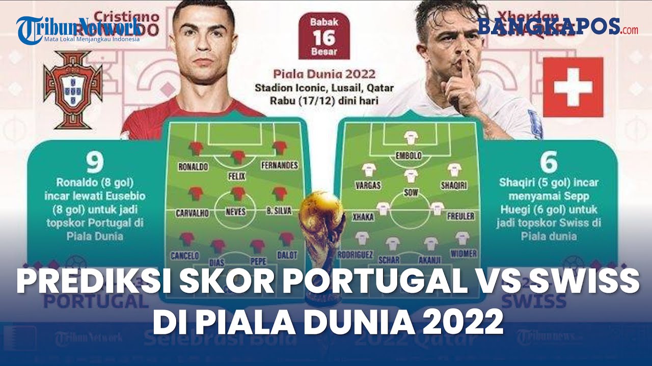 Prediksi Skor Portugal vs Swiss, Hasil Head to Head, Berikut Line Up