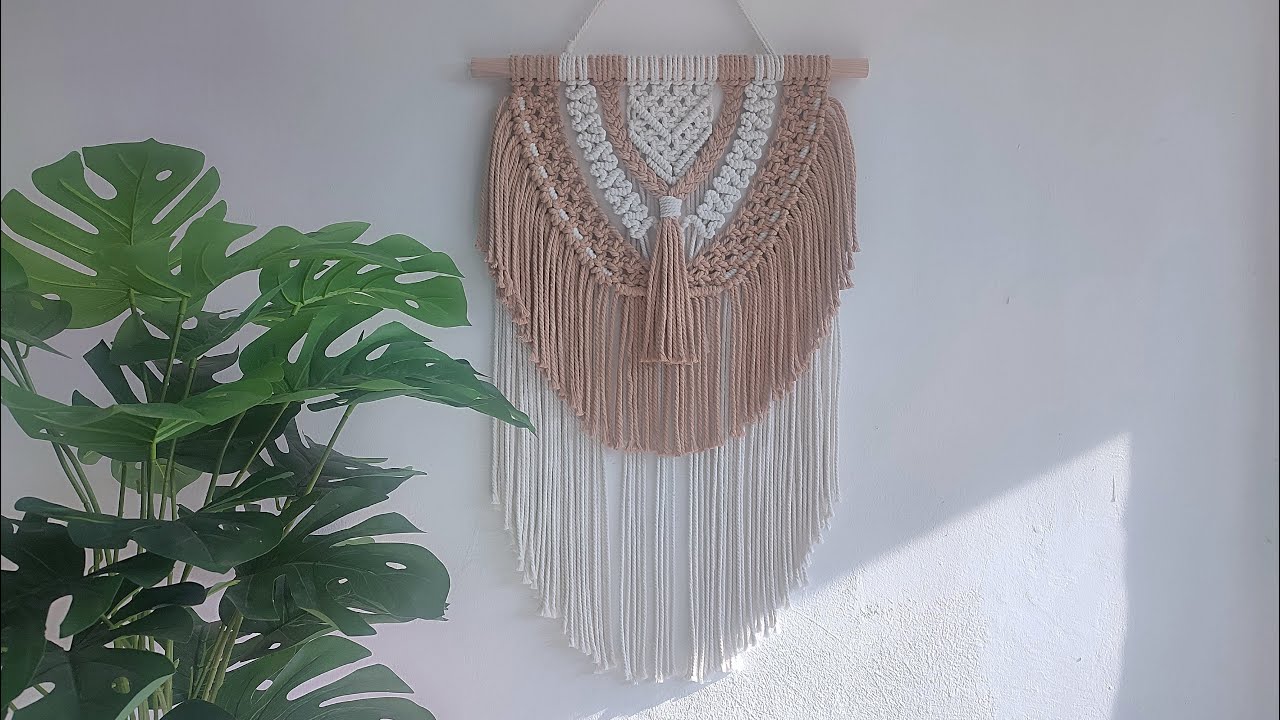 Настенное панно из макраме своими руками | Урок по макраме