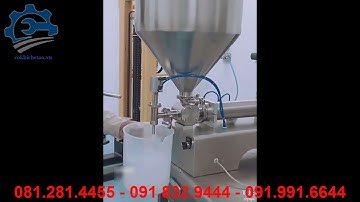 Máy chiết rót dung dịch 1 vòi – Máy chiết rót mỹ phẩm giá rẻ dạng lỏng