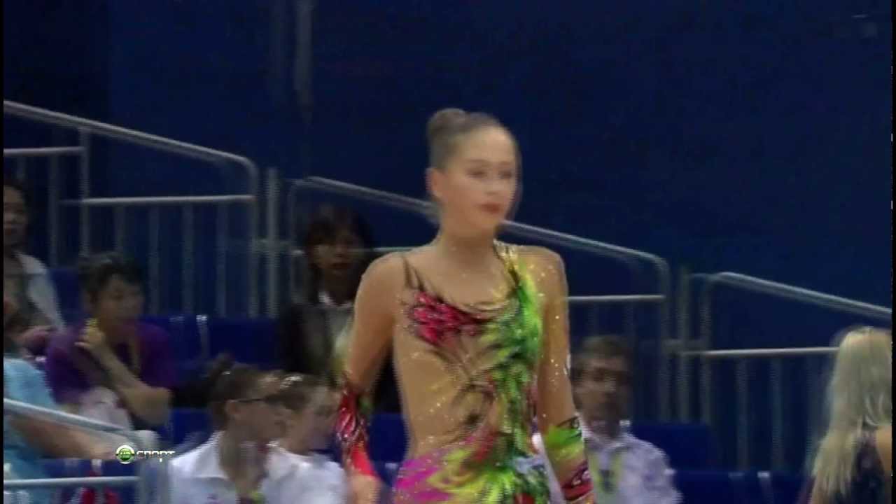 Daria Kondakova Hoop Final 2009 World Championships (HD)