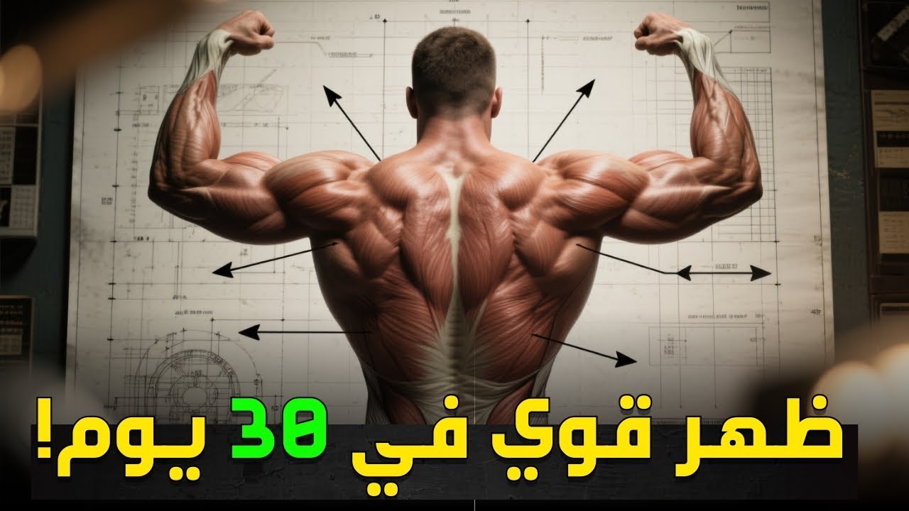 تقوية عضلات الظهر في 30 يوم | برنامج كامل لبناء ظهر قوي وصحي