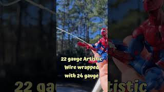 RETRO Spider-Man Marvel Legends Webbing technique test